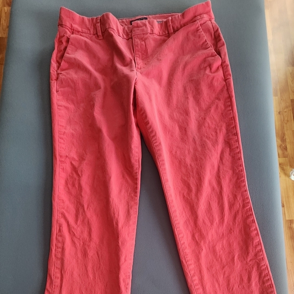 Tommy Hilfiger Pants - Tommy Hilfiger Coral Straight Leg Chino Pants Women’s 14 Preppy Casual